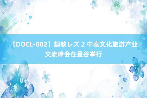 【DOCL-002】調教レズ 2 中泰文化旅游产业交流峰会在曼谷举行