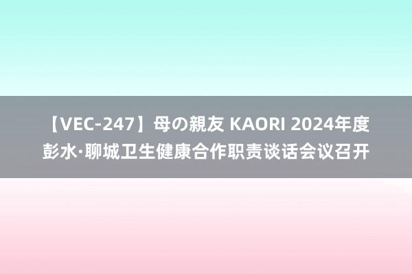 【VEC-247】母の親友 KAORI 2024年度彭水·聊城卫生健康合作职责谈话会议召开