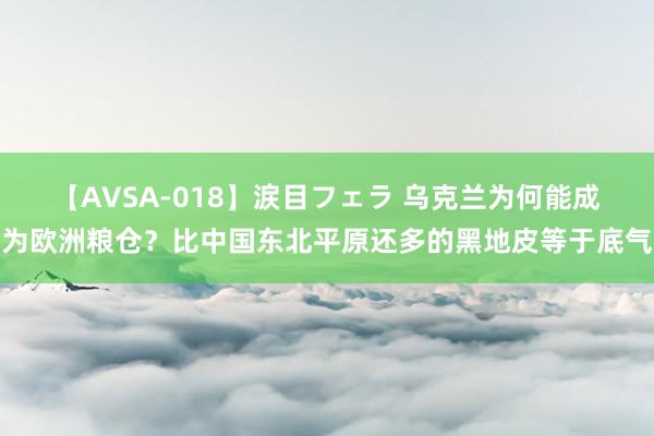 【AVSA-018】涙目フェラ 乌克兰为何能成为欧洲粮仓？比中国东北平原还多的黑地皮等于底气