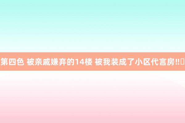 第四色 被亲戚嫌弃的14楼 被我装成了小区代言房‼️